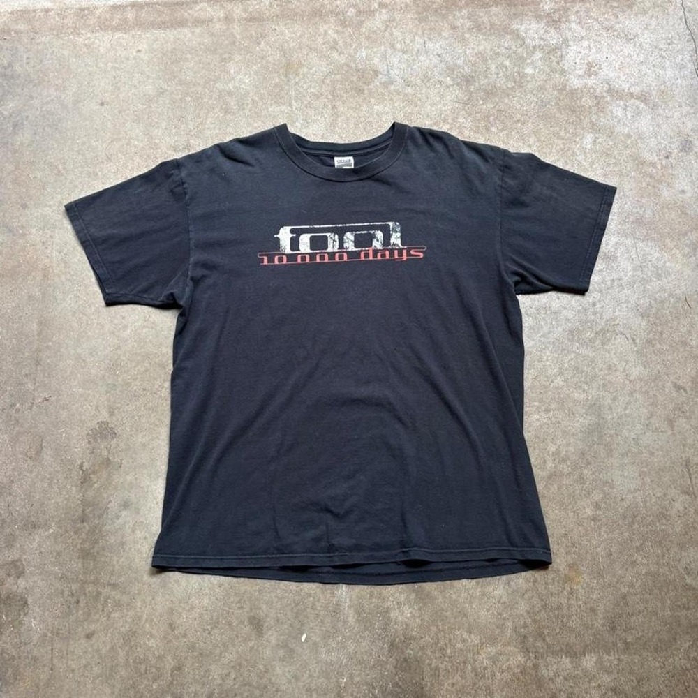 10000 days Tool black band tee Mens Size XL